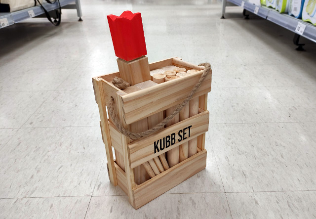 kubb set for sale in K-Mart