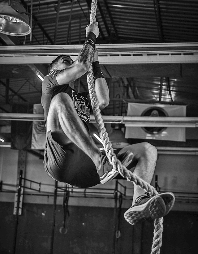 gym climbing rope