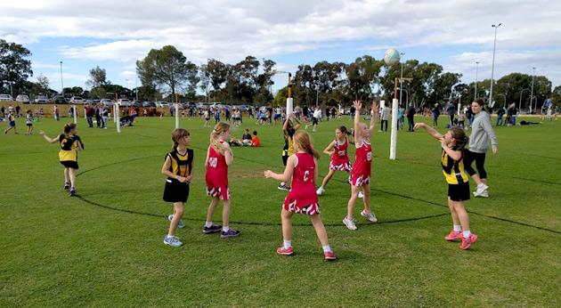 children's netball game