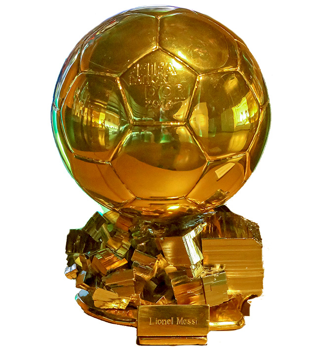 Messi's Ballon d'Or from 2015