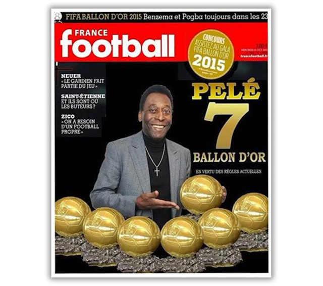 Pele and his imaginary 7 Ballon d'Ors