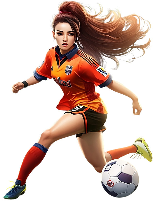 woman soccer player