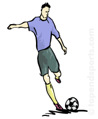 Soccer Player Kicking