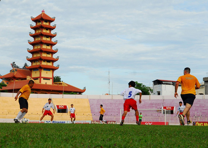 football game in Vietnam