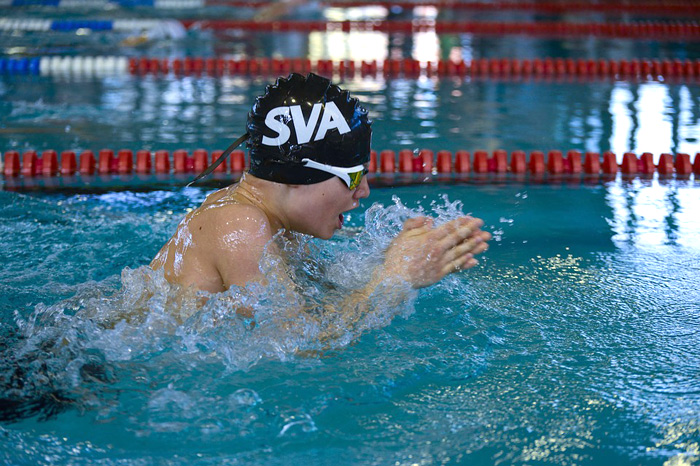 view of swimmer