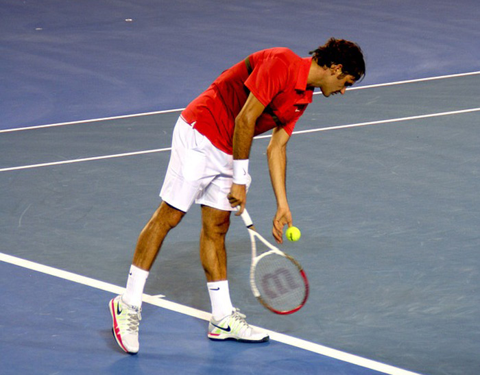 Roger Federer, one of the all time Tennis greats
