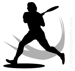 tennis player clipart image