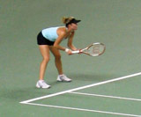 fit tennis player