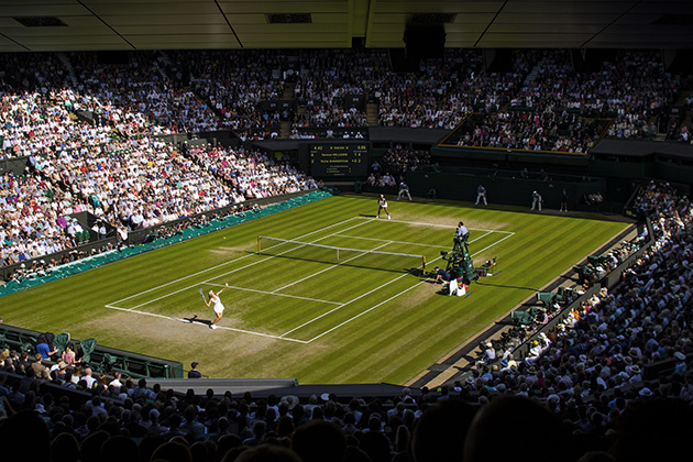 a Wimbeldon final - willians v sharapova

