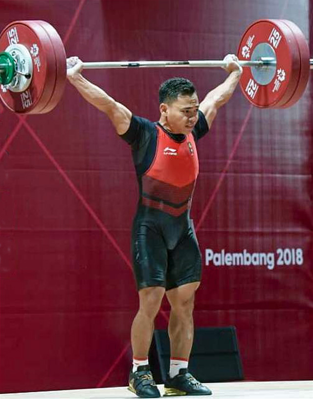 weight lifting at the 2018 Asian Games