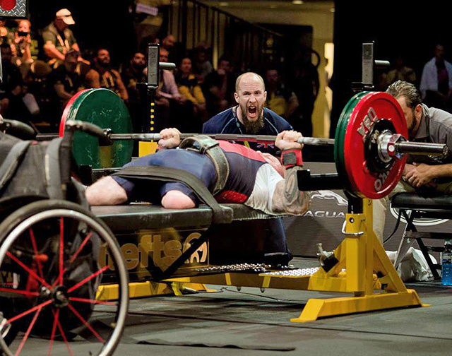 disabled powerlifter