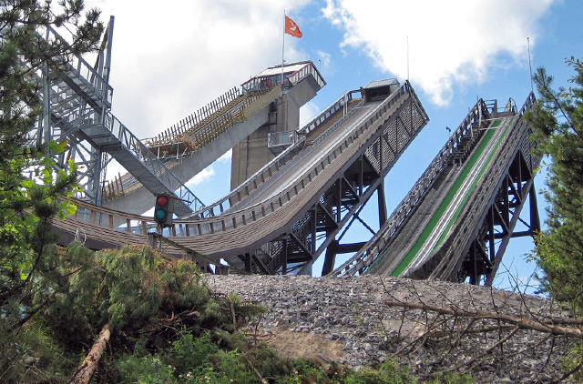 Ski Jump in Lathi, Finland