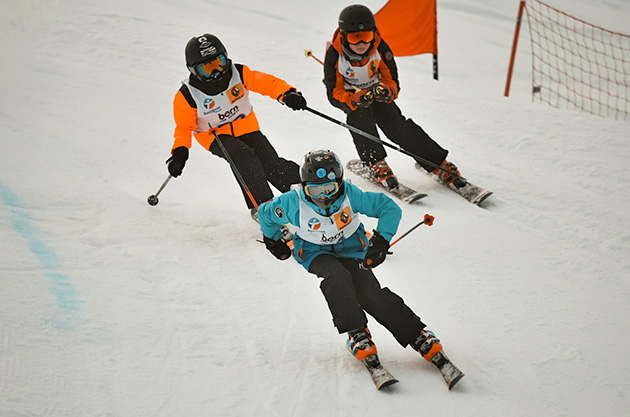 skicross racers