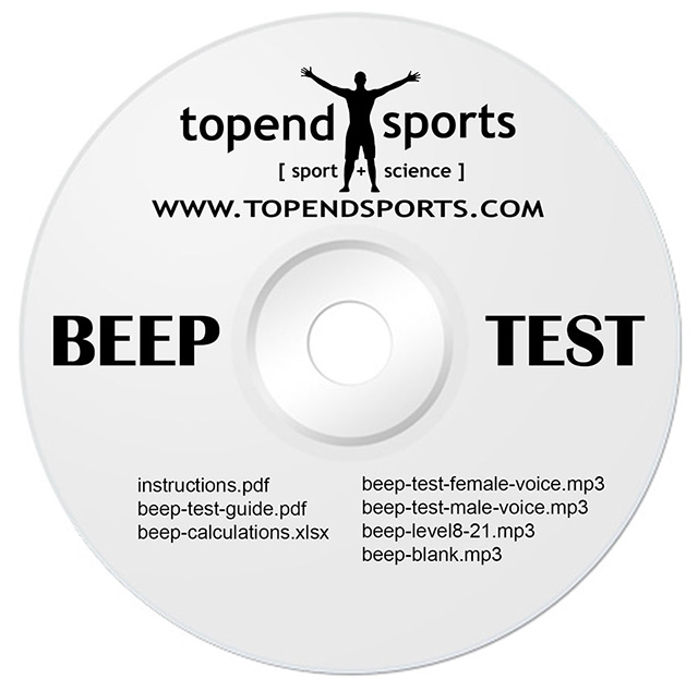 beep test cds for sale