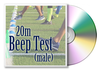 beep test mp3 male voice