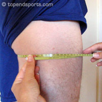 upper thigh girth measure