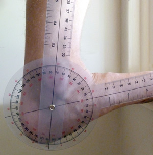 goniometer for testing flexibility