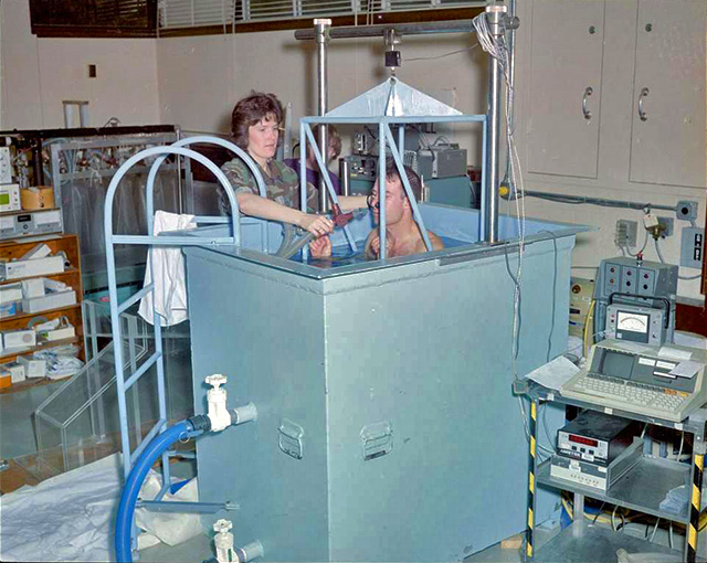 Hydrostatic Weighing test