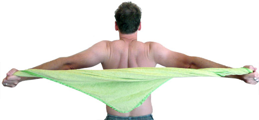 shoulder flexibility test