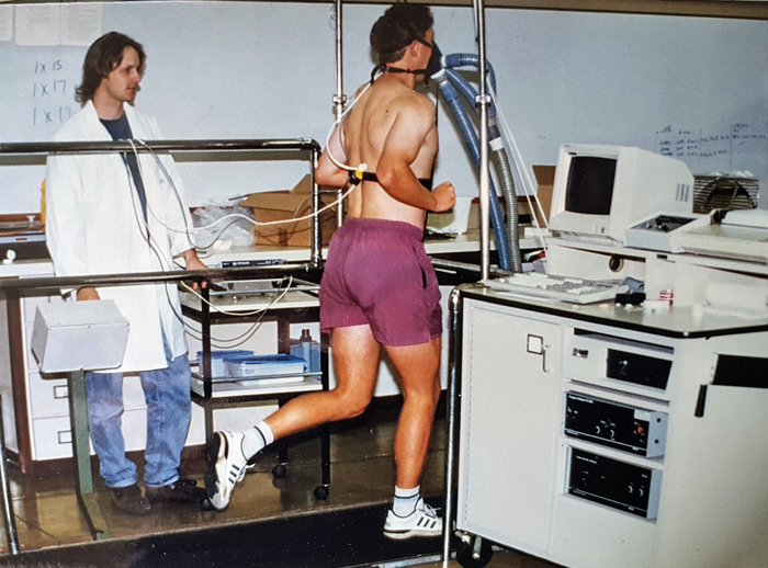 exercise physiologist in the laboratory