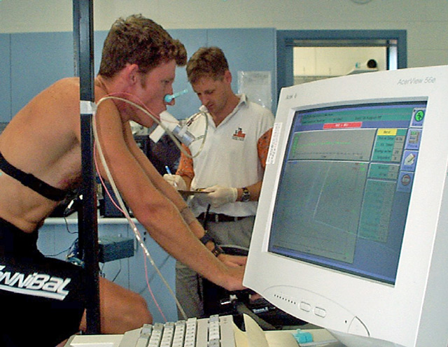 VO2max cycle test