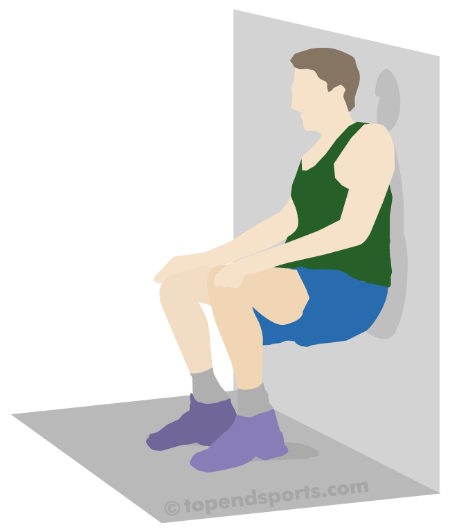 Wall Squat Exercise
