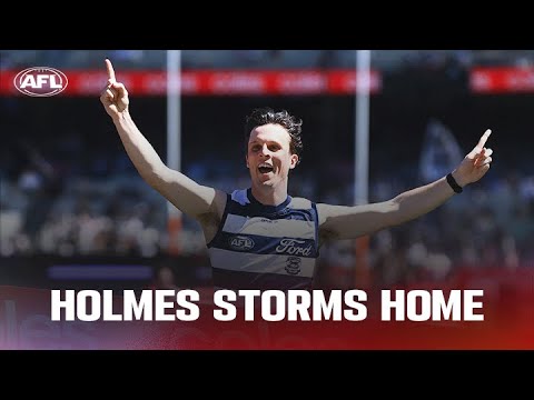 Max Holmes takes out the Coles Pre-Game Sprint