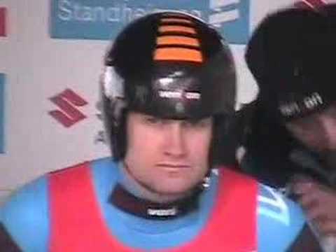 Brian goes from Konigssee Men's Luge start...