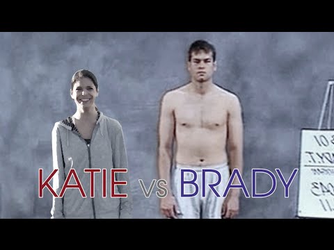 Katie vs. Brady: NFL Combine Drills