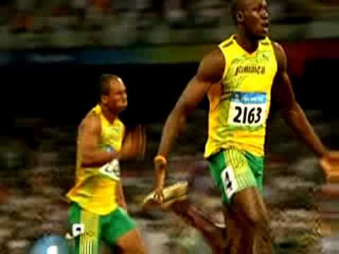 Usain Bolt sets world Record in Men's 100m Final (9.69 sec)