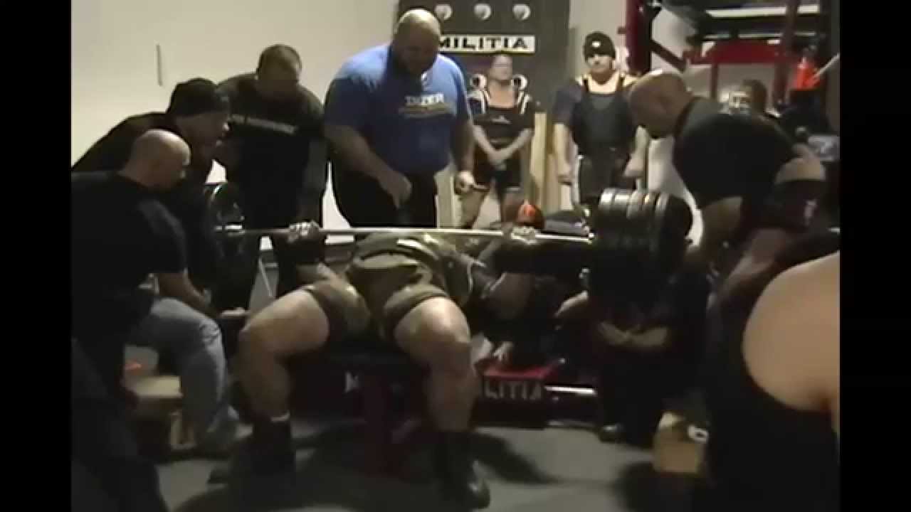1010 lb World Record Bench Press - Gene Rychlak Jr Official Video