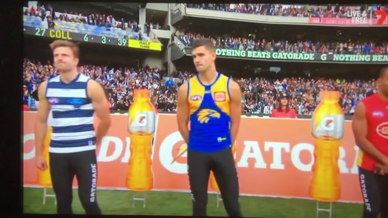 AFL Grand finale sprint 2018