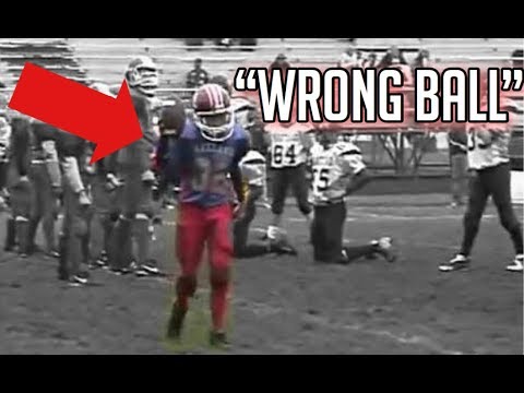 " Wrong Ball" Trick Plays In Football