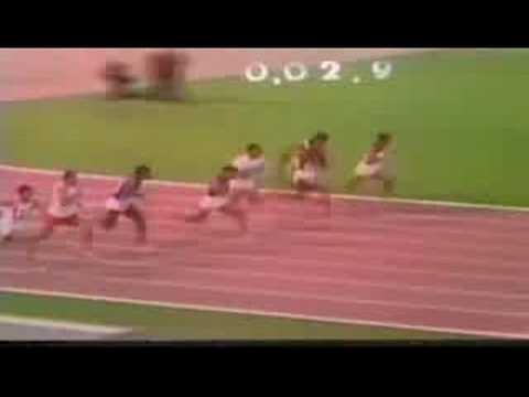 Mexico 68 Olympic 100m Final