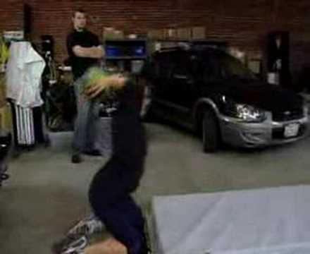 Kneeling Overhead Power Ball Toss