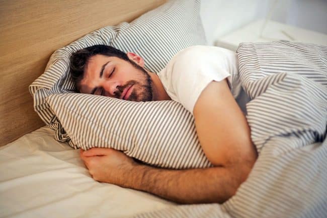 Sleeping man