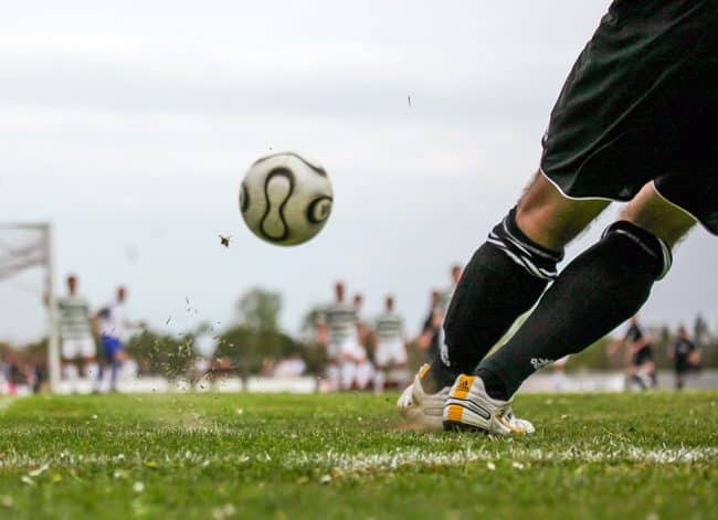 soccer kick
