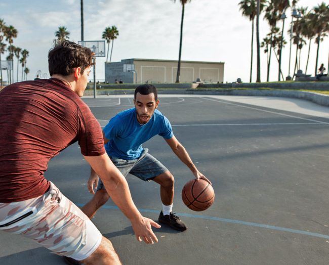 street basketball game