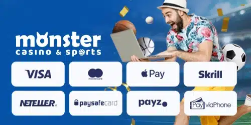 Payment methods Monster Casino Sports