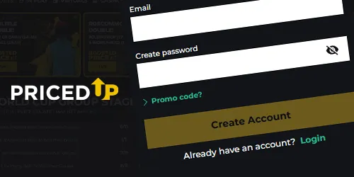 Register at PricedUp UK
